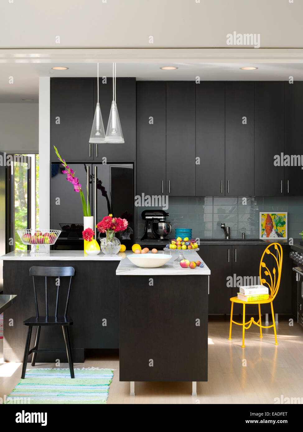 contemporary kitchen Stock Photo