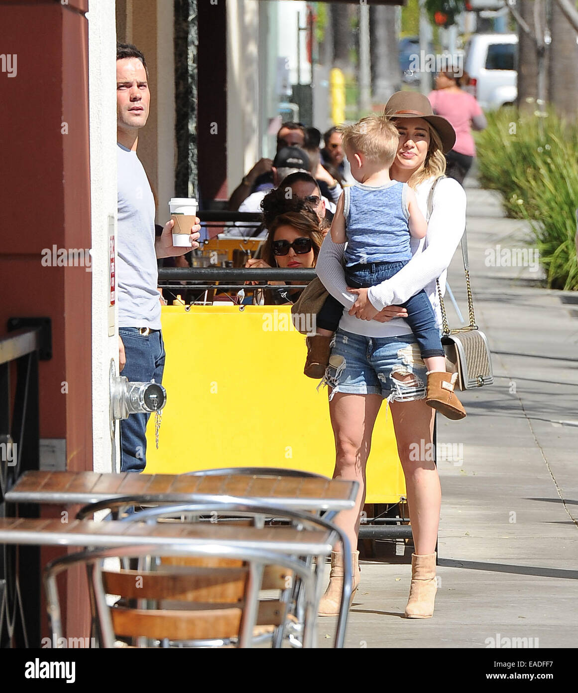 Hilary Duff Has Breakfast With Son Luca Comrie And Husband Mike Comrie hilary-duff-has-breakfast-with-son-luca-comrie-and-husband-mike-comrie