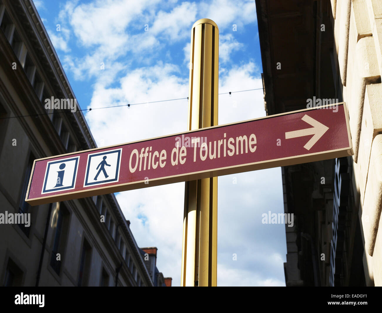 Office de Tourisme, France Stock Photo
