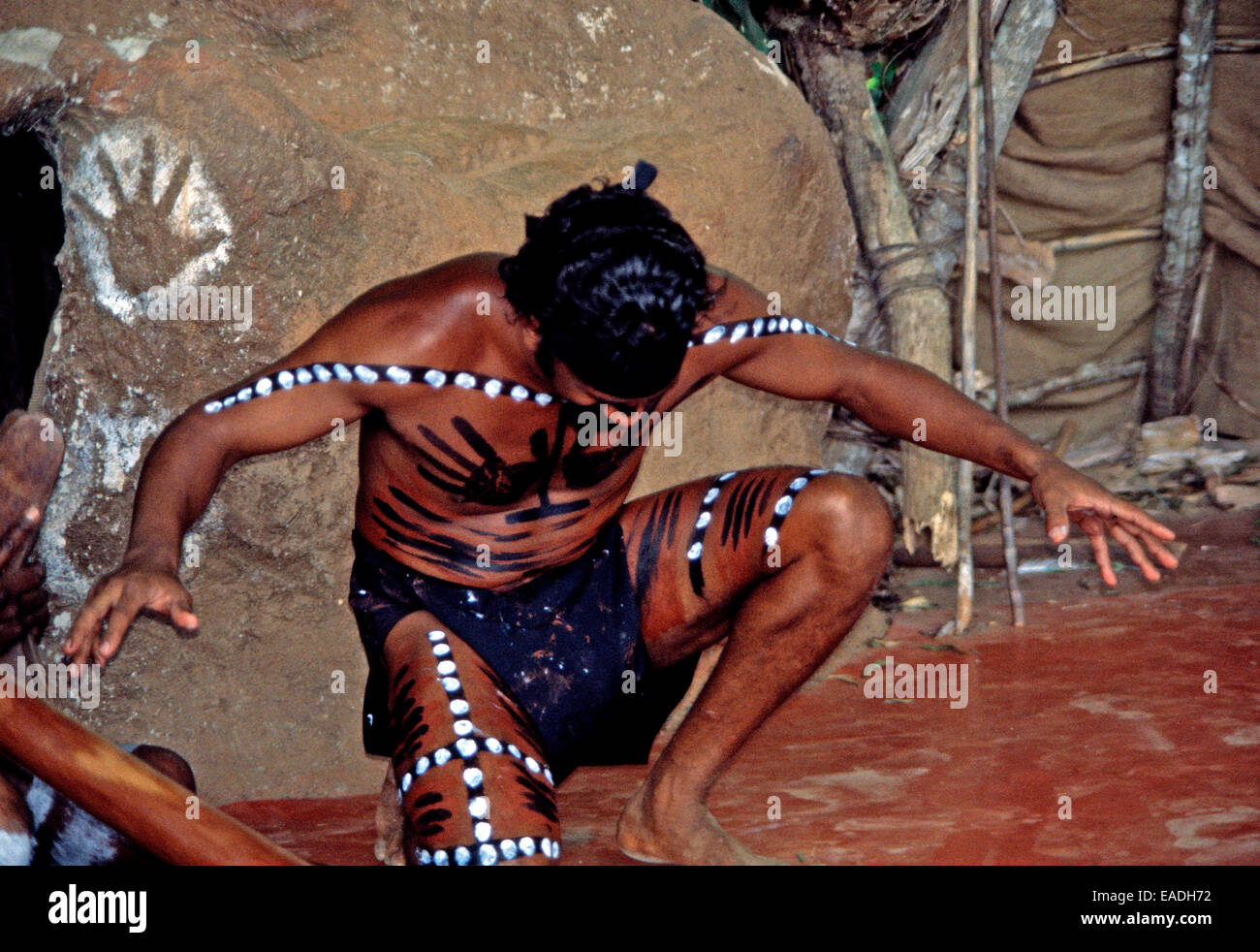 Aboriginal man,Australia Stock Photo