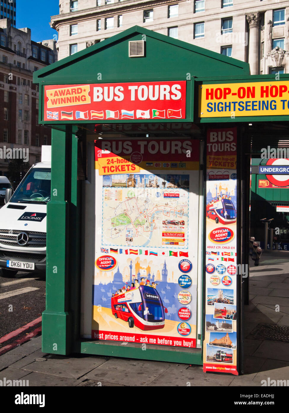 Bus on bus stand hires stock photography and images Alamy