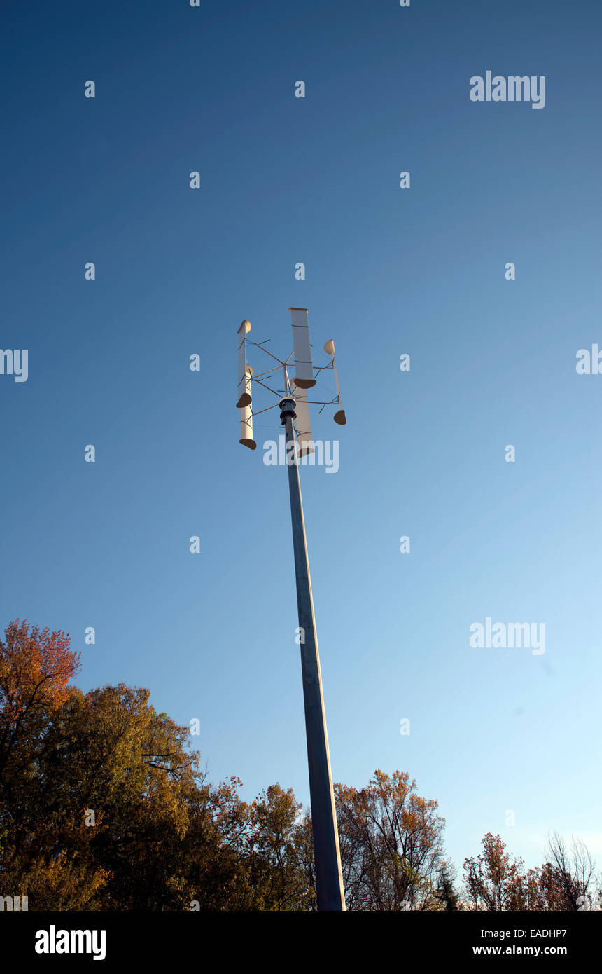Vertical Wind Turbine Stock Photo - Alamy