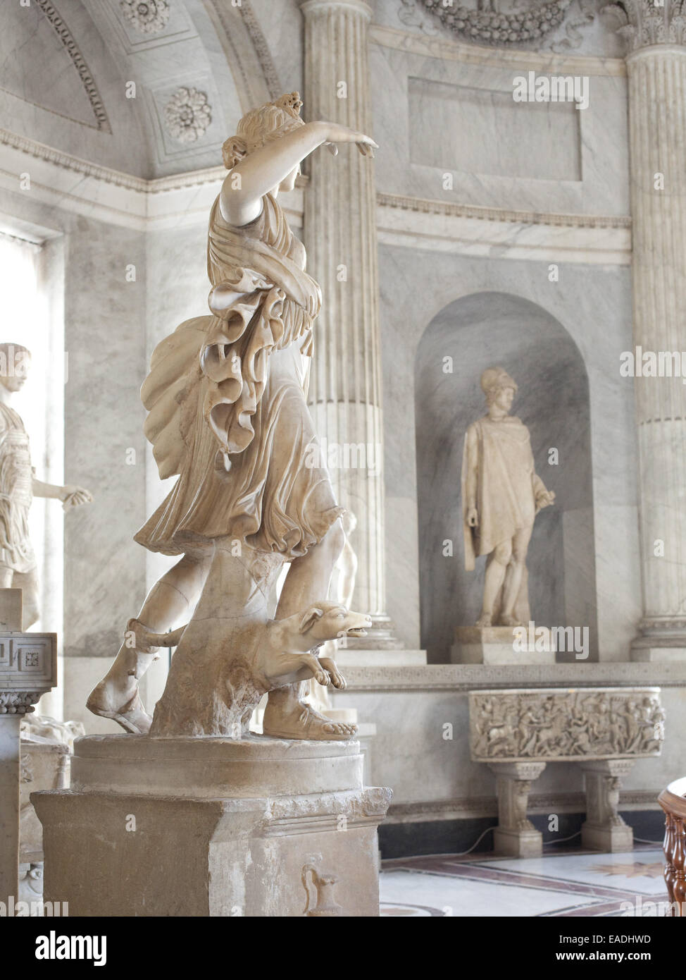 Antique Marble Sculptures In the Vatican Stock Photo - Alamy