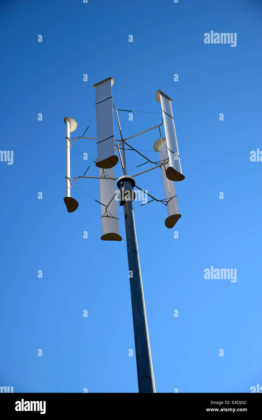 Vertical Wind Turbine Stock Photo - Alamy