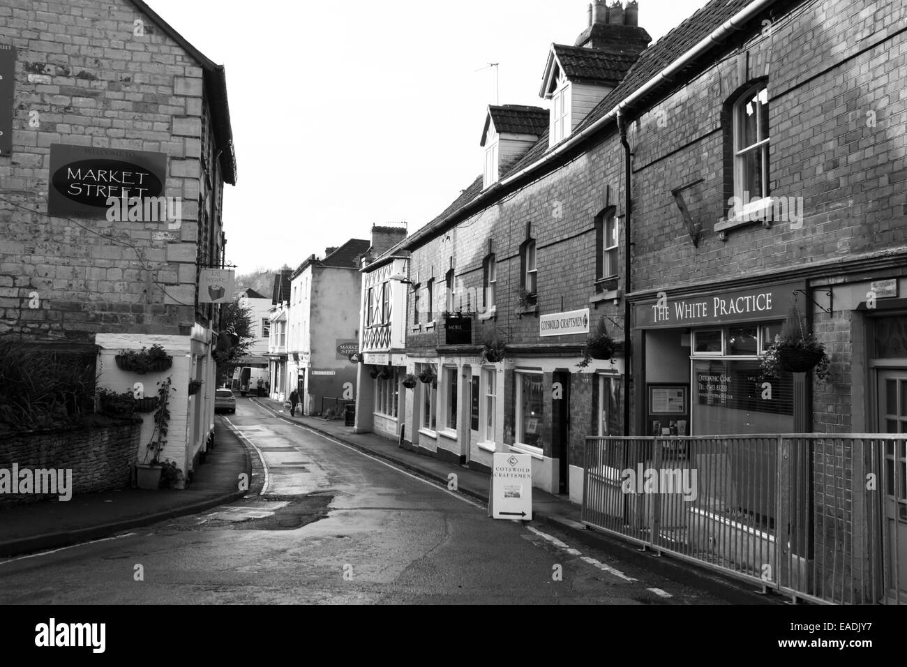 Nailsworth a small town in Gloucestershire England UK Market Street