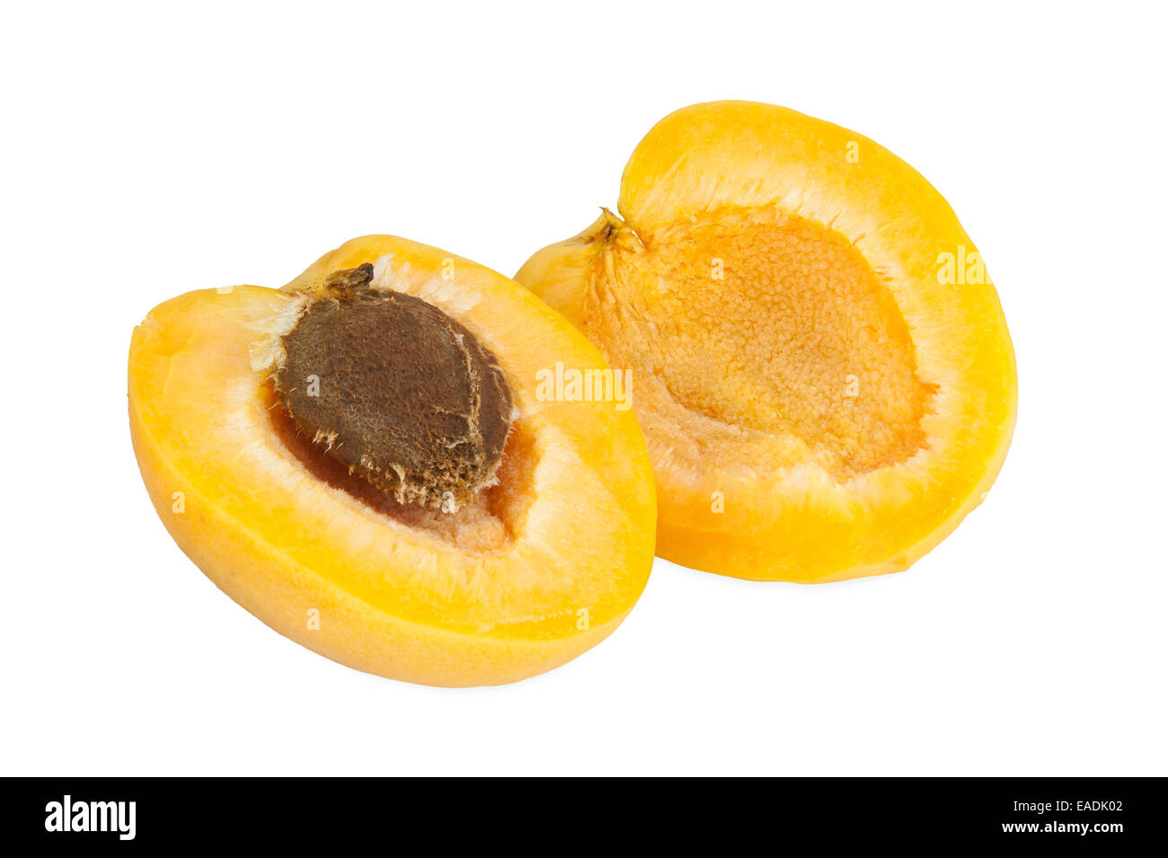 Fresh apricots isolated on white background with clipping path Stock ...