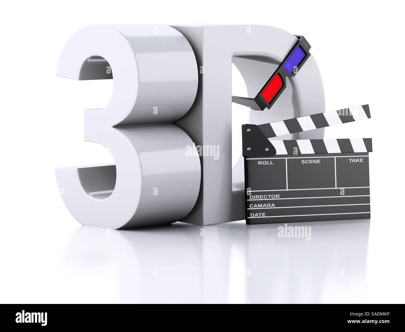 Cinema 3d glasses Cut Out Stock Images & Pictures - Alamy