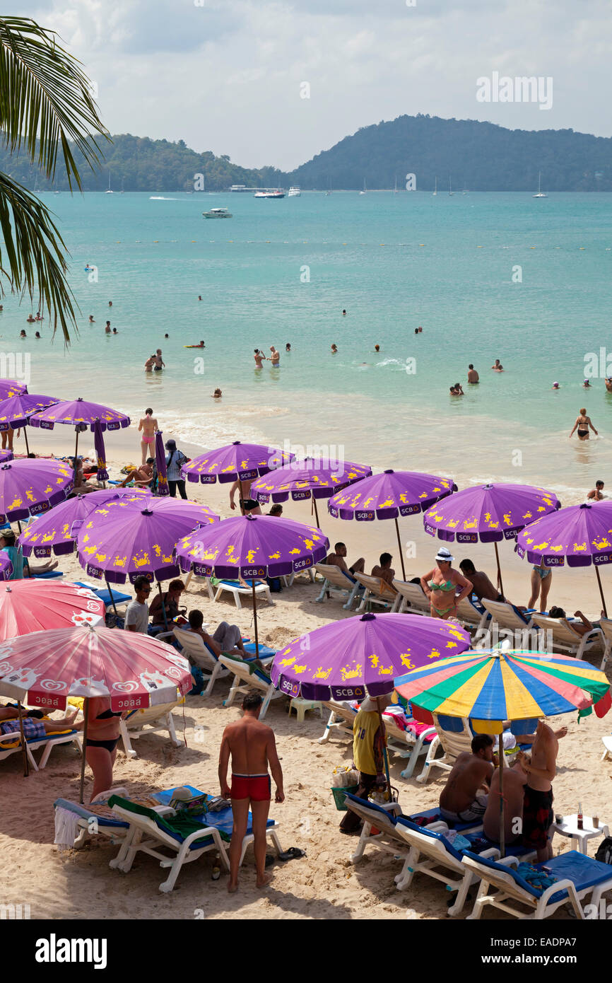 Phuket Beach Umbrella High Resolution Stock Photography And Images Alamy