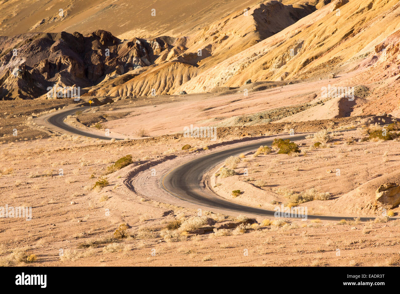 Death valley curve road hi-res stock photography and images - Alamy