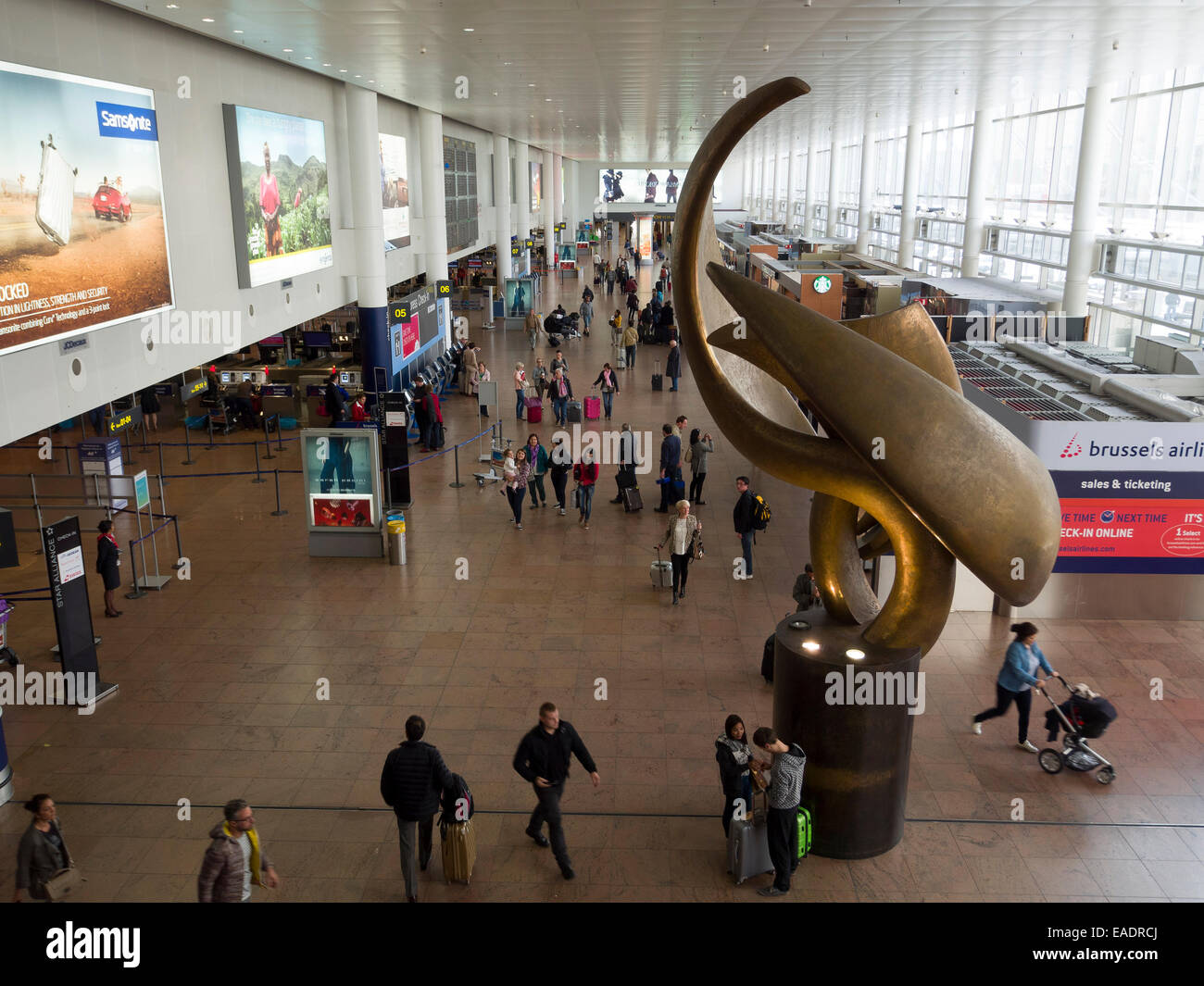 Brussels international airport Stock Photo Alamy