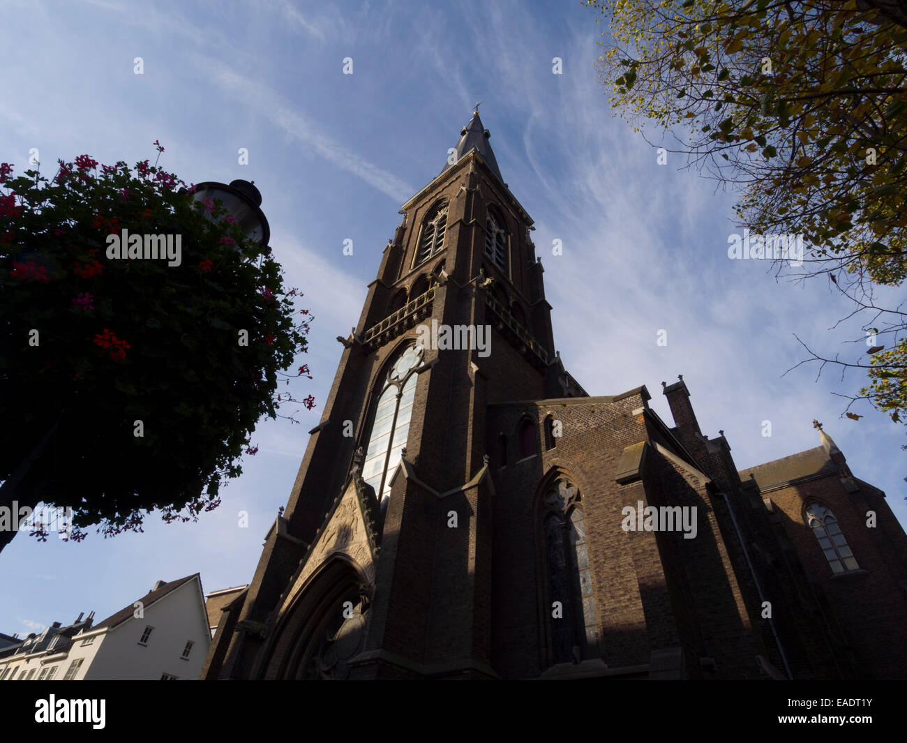 St. Martinus neo-gothic church in Maastricht, The Netherlands, Europe Stock Photo