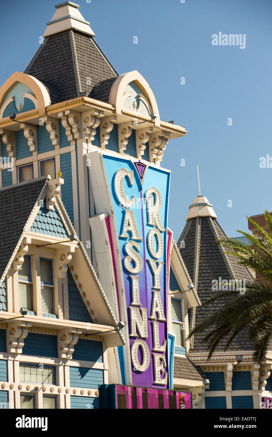 The Casino Royale in Las Vegas, Nevada, USA, probably the most unsustainable city in the world, it uses vast quantities of water Stock Photo