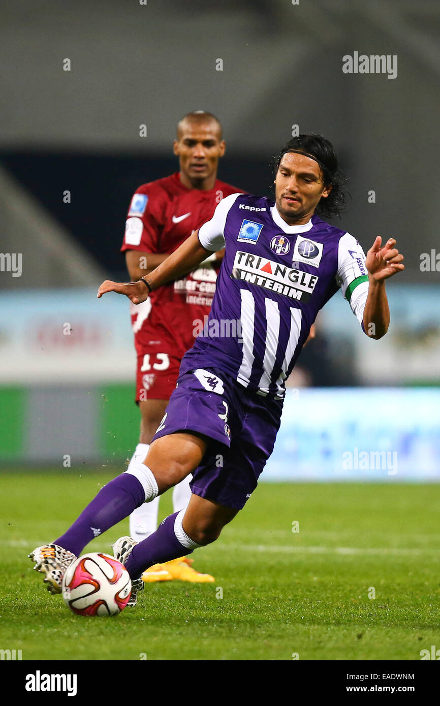 Abel Aguilar - 08.11.2014 - Toulouse/Metz - 13eme journee Ligue 1 Photo : Manuel Blondeau/Icon Sport Stock Photo