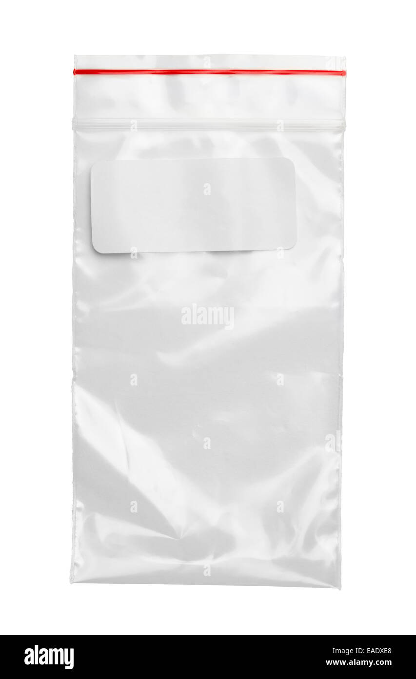 Transparent clear top plastic bag