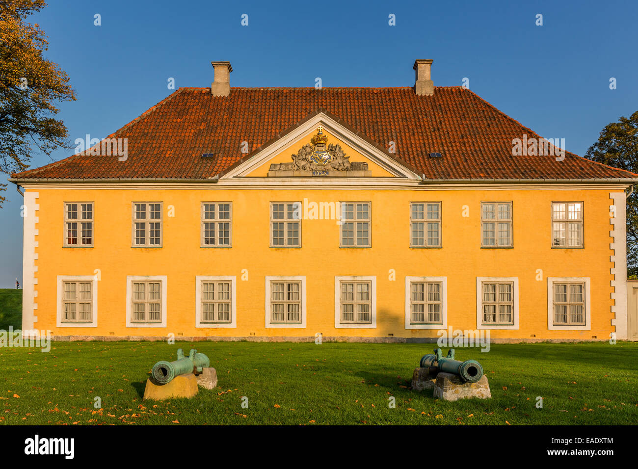 The Commander's House, Kastellet, Copenhagen, Denmark Stock Photo