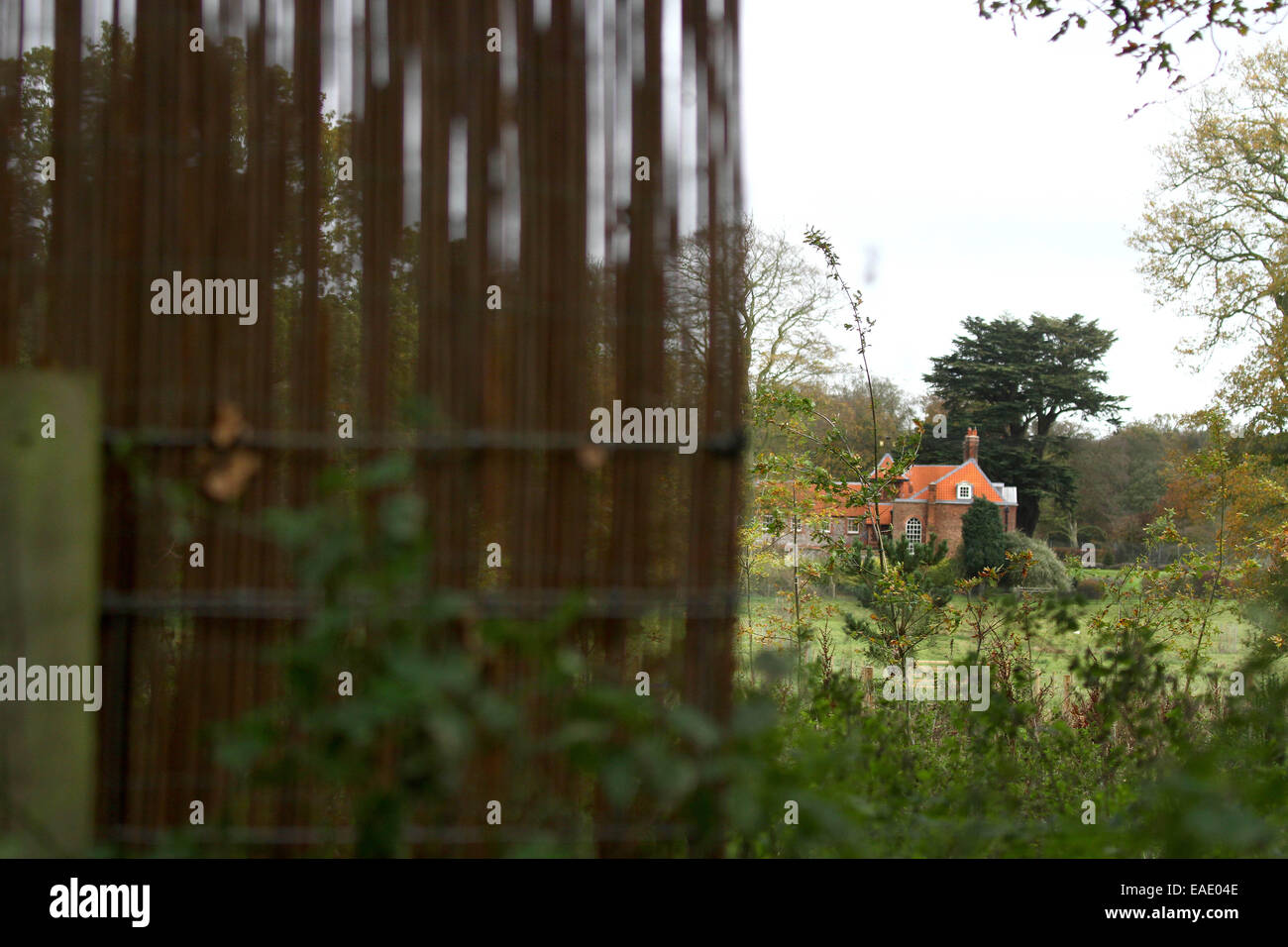Anmer Hall, Norfolk, UK. 7th November, 2014. © Paul Marriott/Alamy Live News Stock Photo
