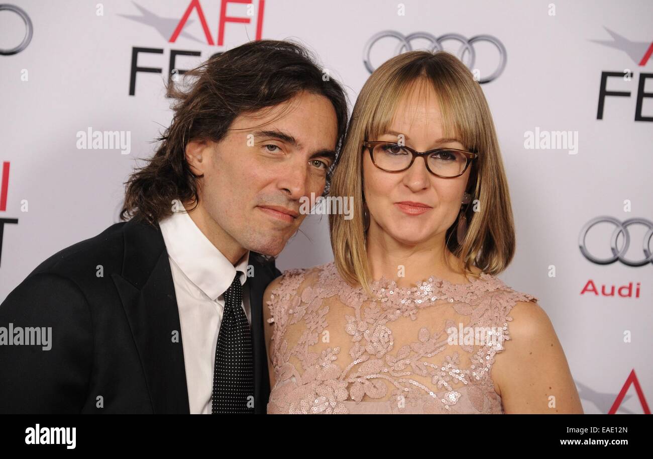 Los Angeles, CA, USA. 12th Nov, 2014. Carlo Ponti, Andrea Meszaros Ponti at arrivals for A