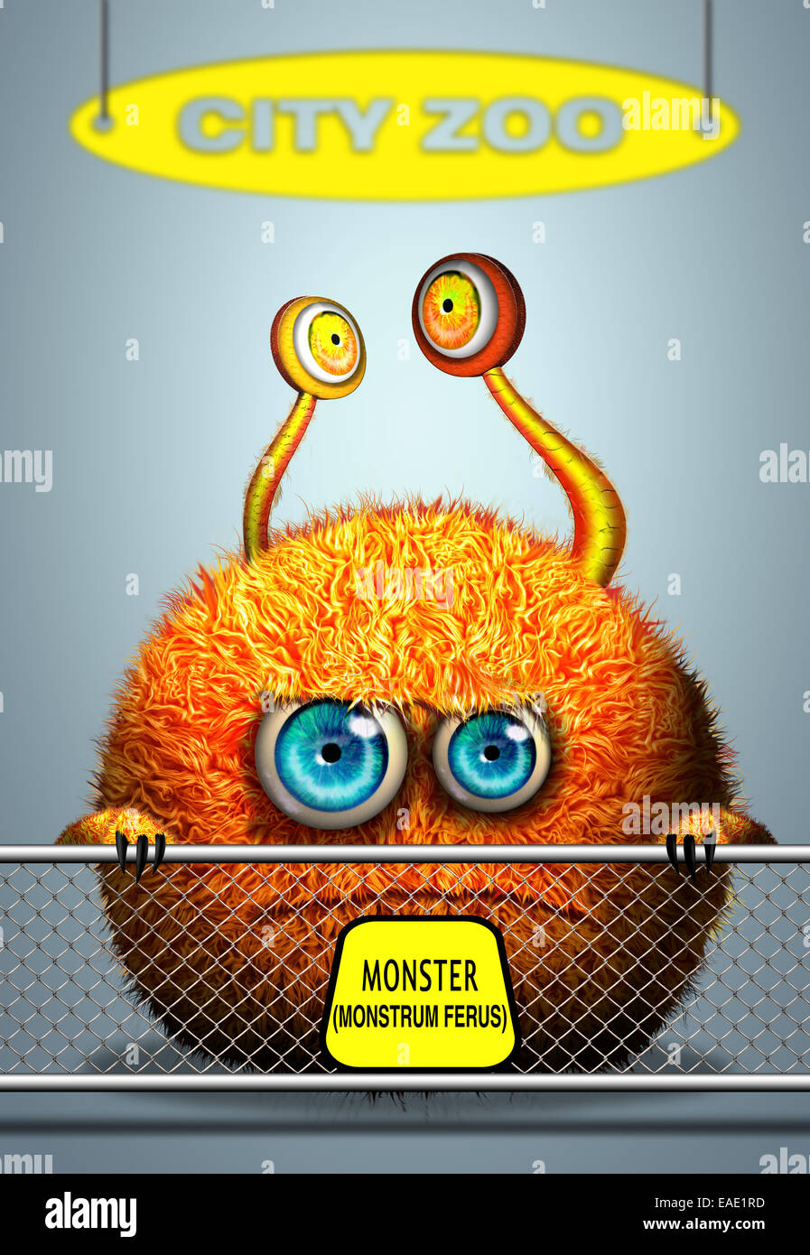 Furry monster High Resolution Stock Photography and Images - Alamy