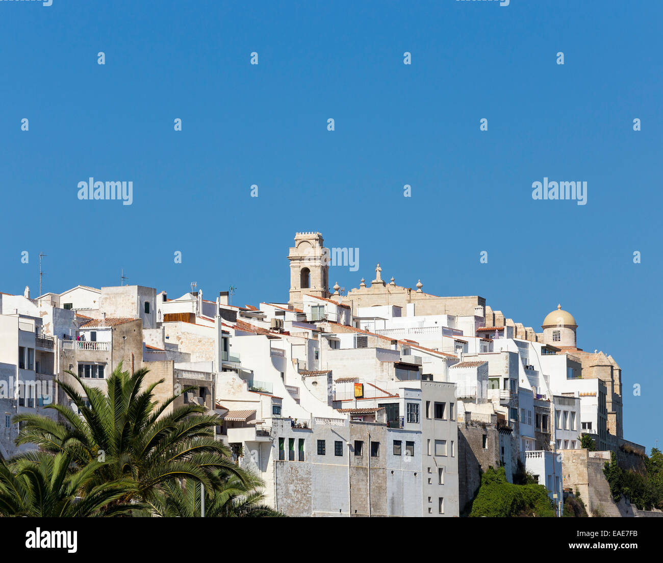 Historic centre of Maó, Mahon, Menorca, Balearic Islands, Spain Stock Photo