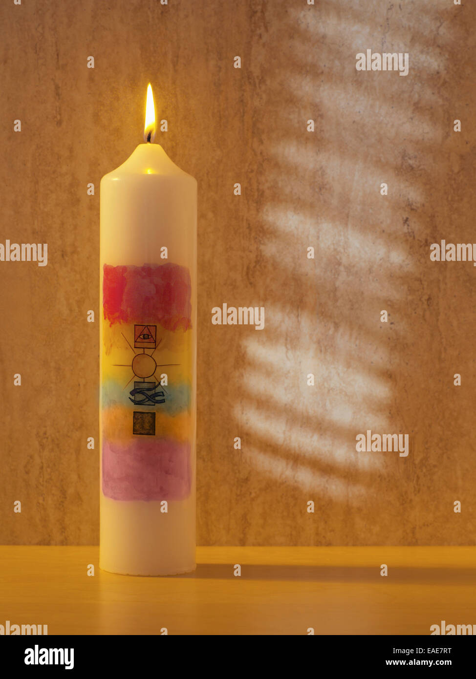 Baptism candle hires stock photography and images Alamy