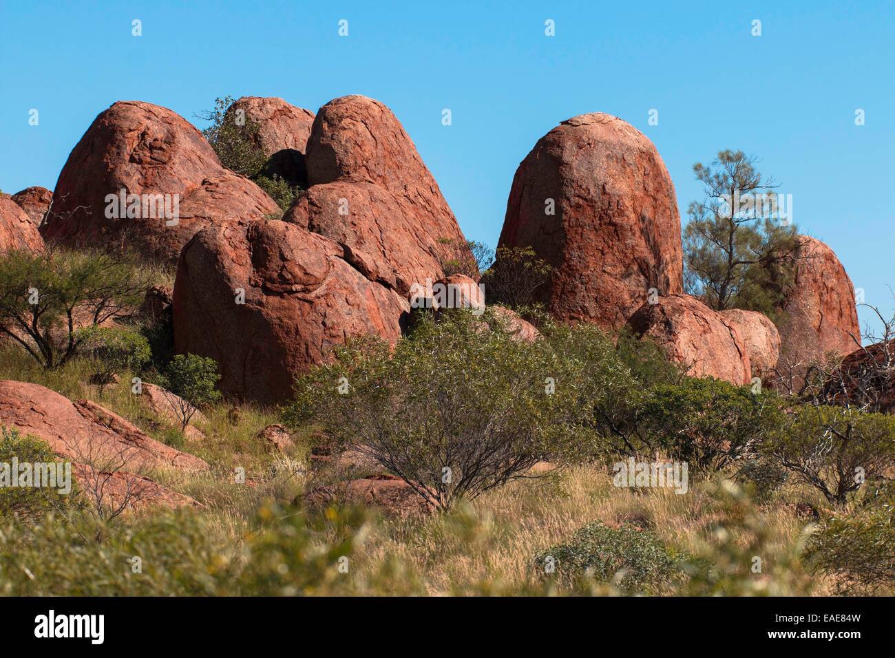 Weathered Rocks In Australian Outback Stock Photo - Alamy