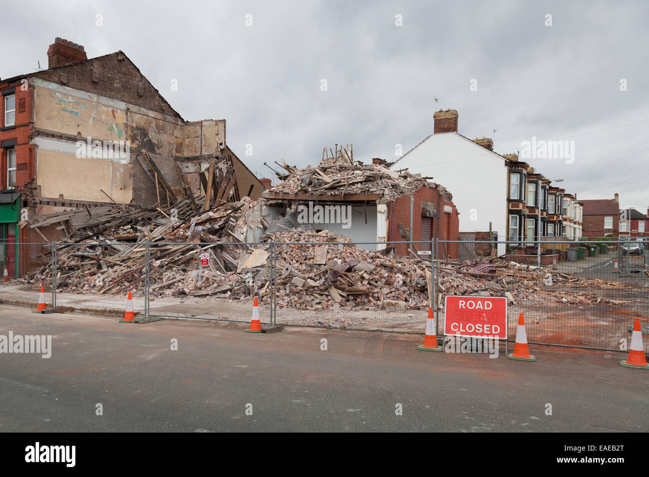 Wallasey, Merseyside, UK. 13th Nov, 2014. Residents were evacuated when