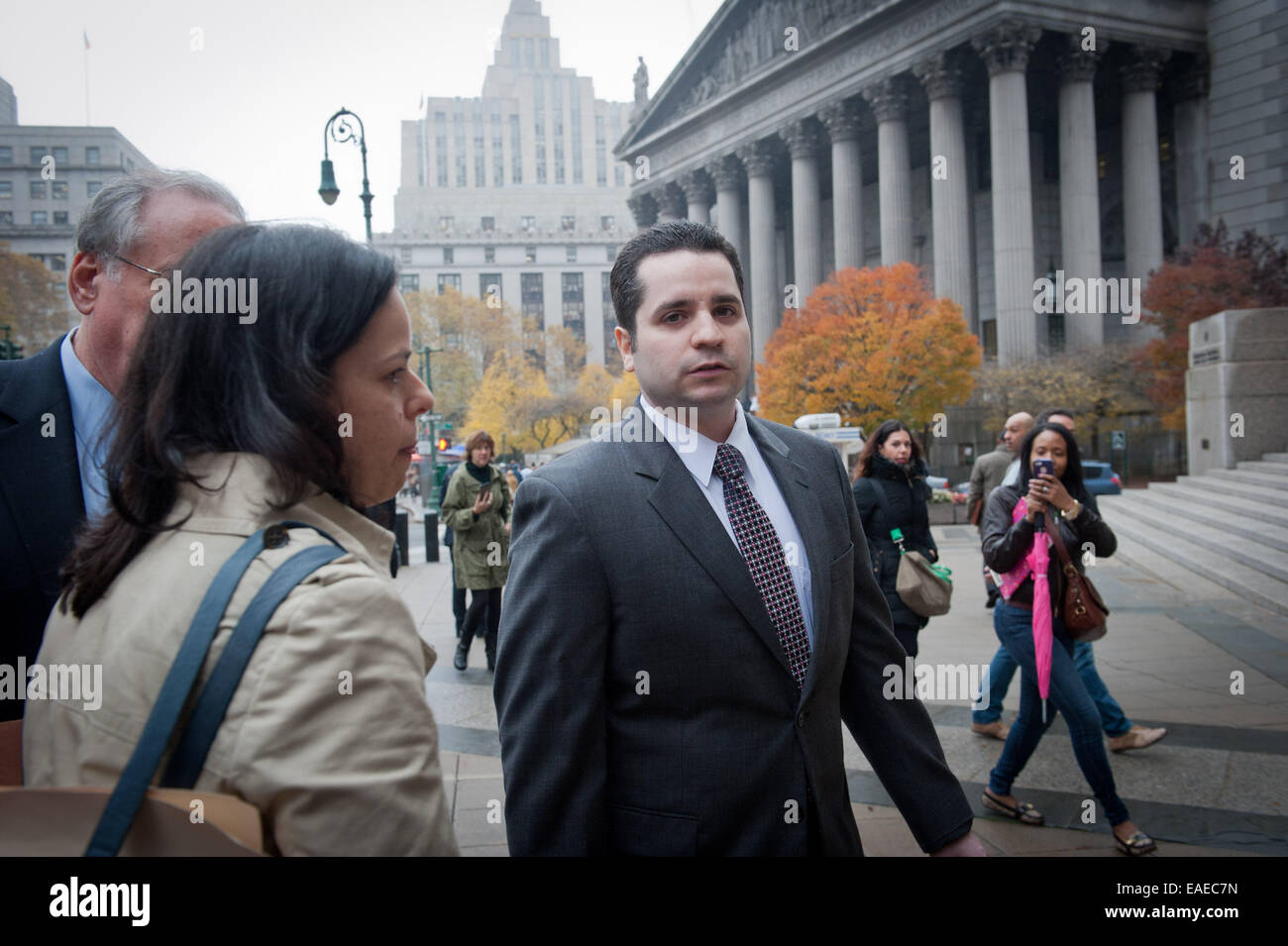 Manhattan, New York, USA. 12th Nov, 2014. Former New York City Police Officer GILBERTO VALLE