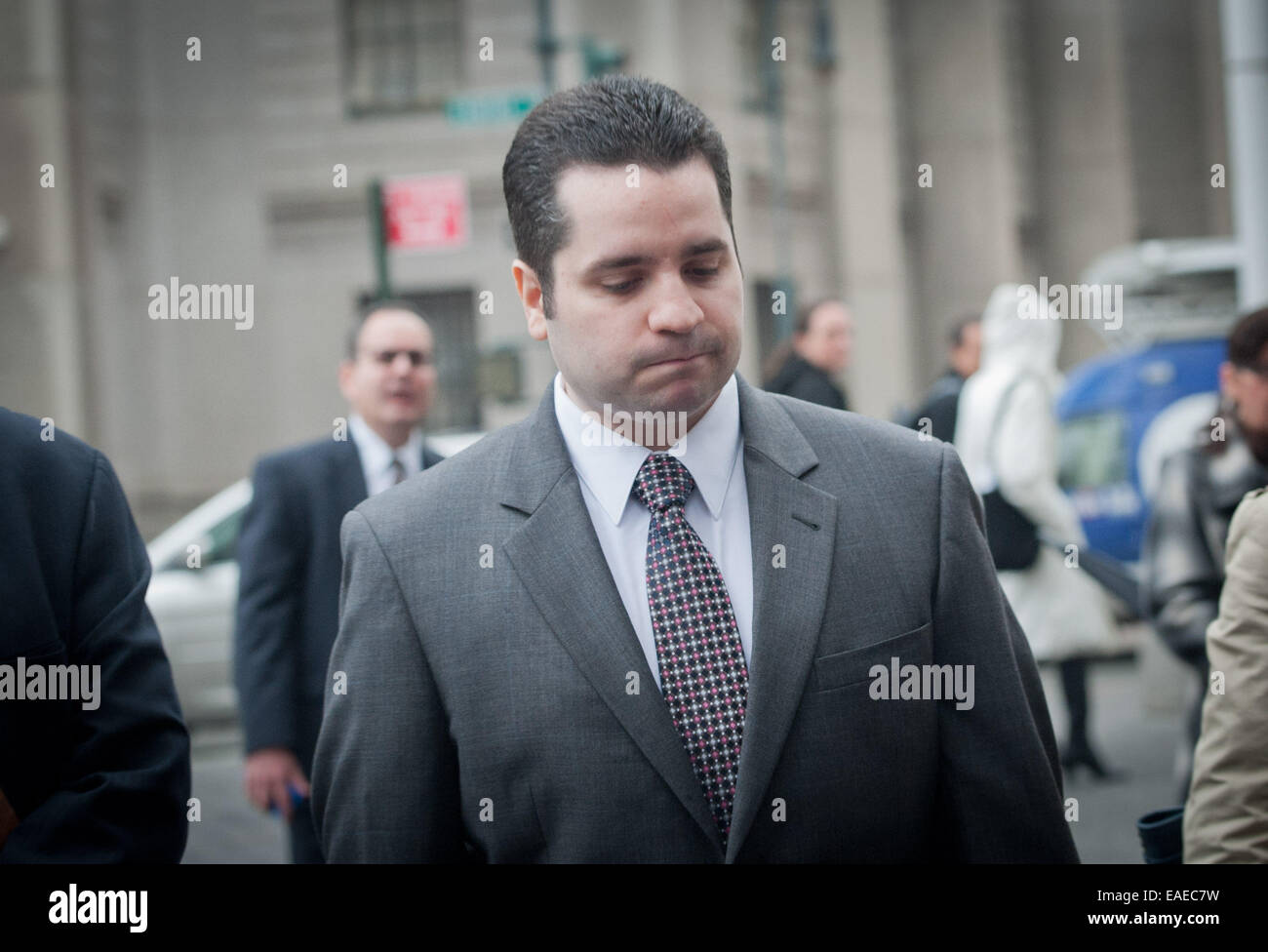 Manhattan, New York, USA. 12th Nov, 2014. Former New York City Police Officer GILBERTO VALLE