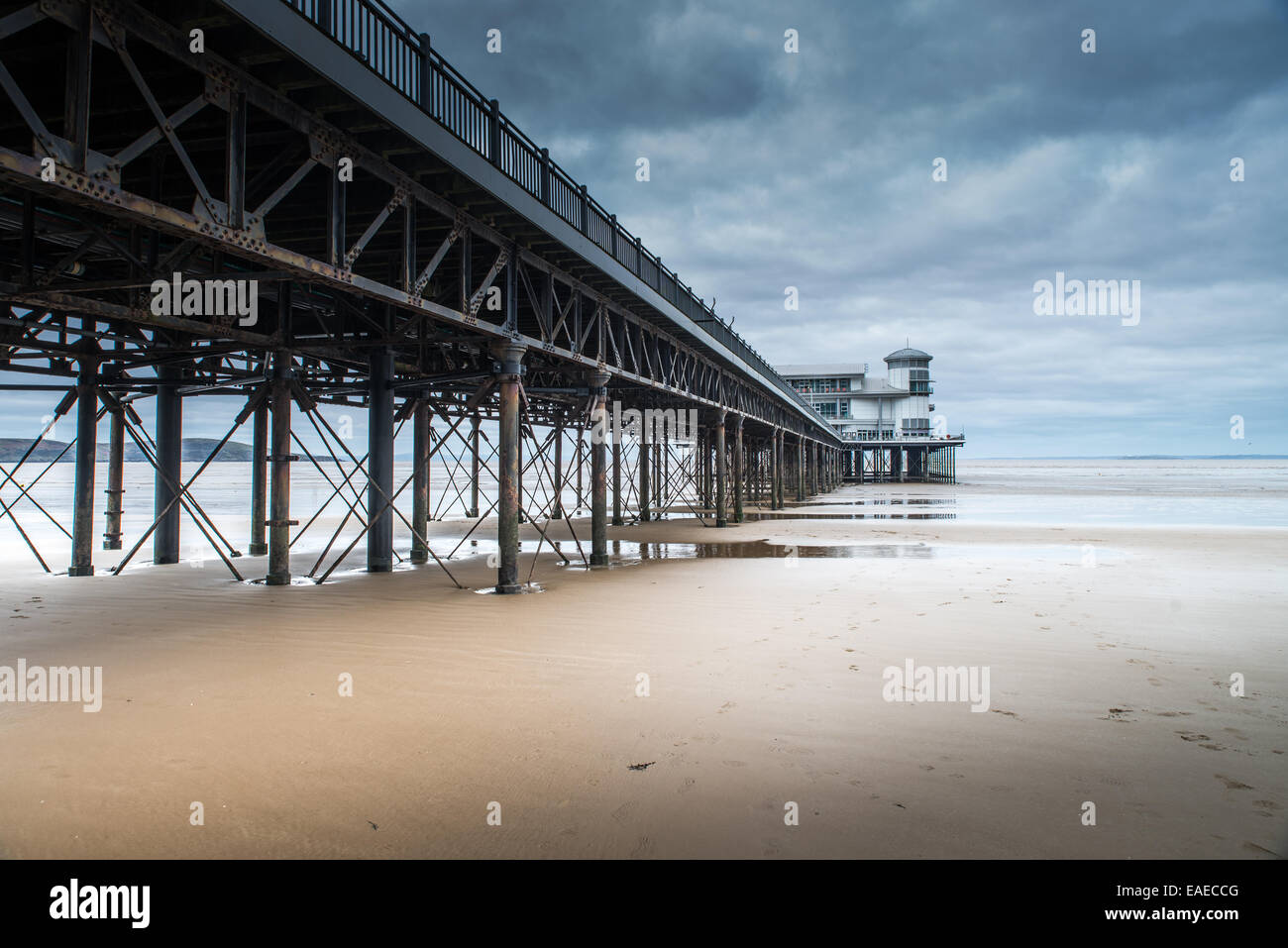 The Grand Pier, Weston super Mare Stock Photo