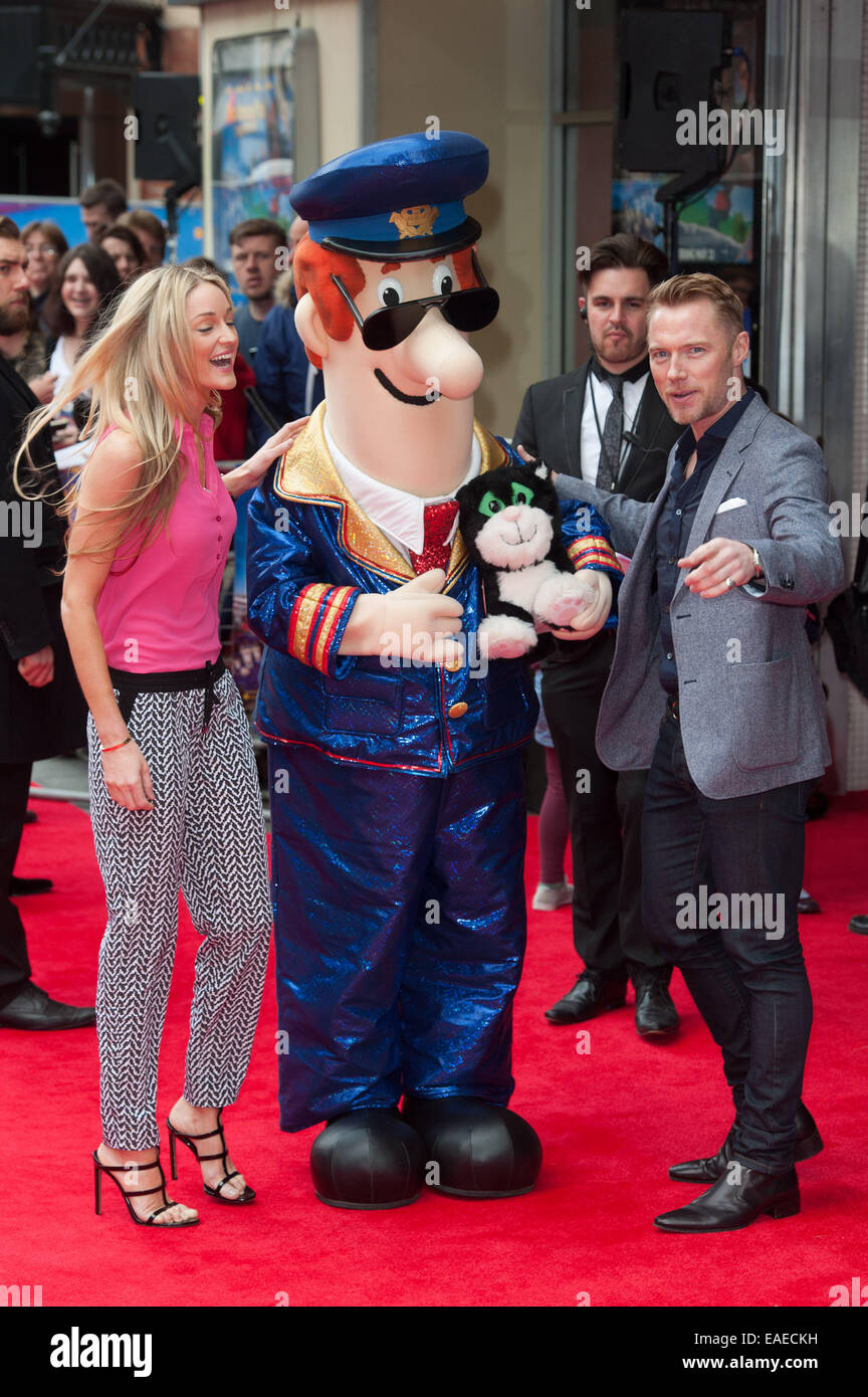 Postman Pat The Movie premiere held at the Odeon West End - Arrivals.  Featuring: Storm Uechtritz,Ronan Keating Where: London, United Kingdom When: 11 May 2014 Stock Photo