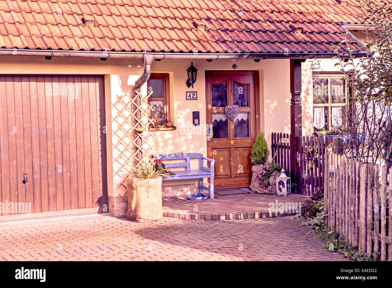 a rural house near Coburg in Germany Stock Photo Alamy