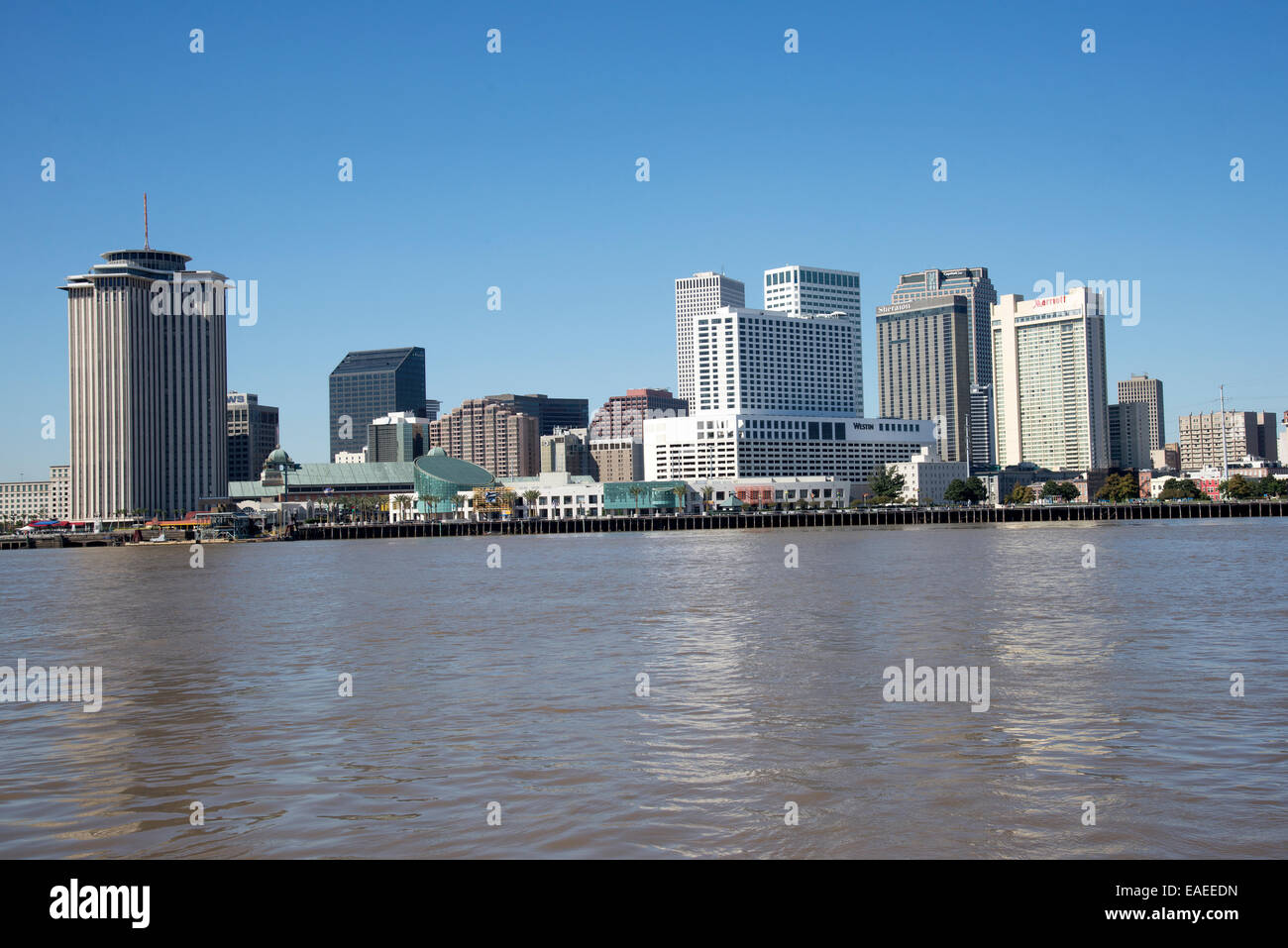 New Orleans waterfront properties Westin Sheraton Marriott hotels.New