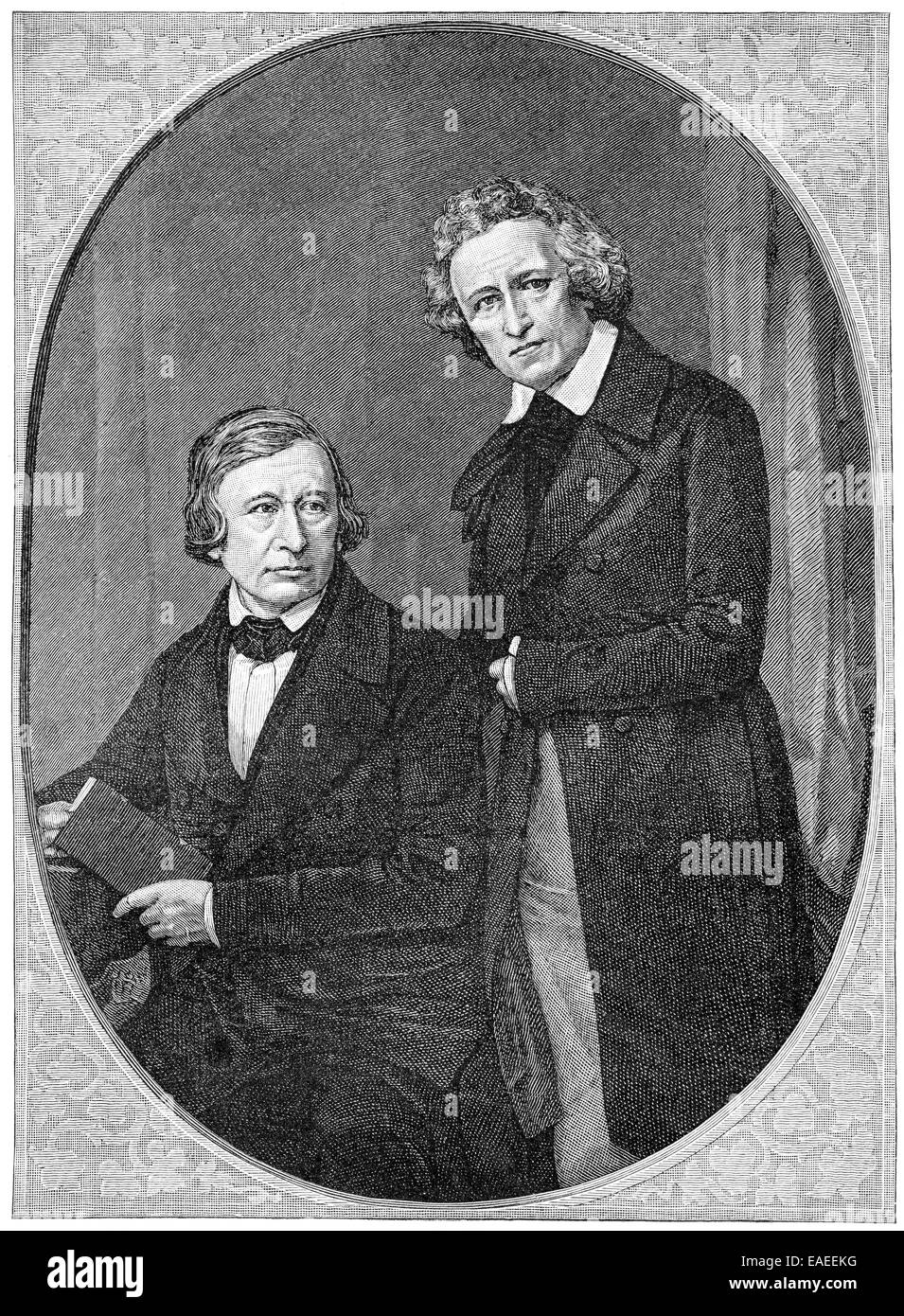 the Brothers Grimm, Jacob Ludwig Karl Grimm, 1785 1863, a German