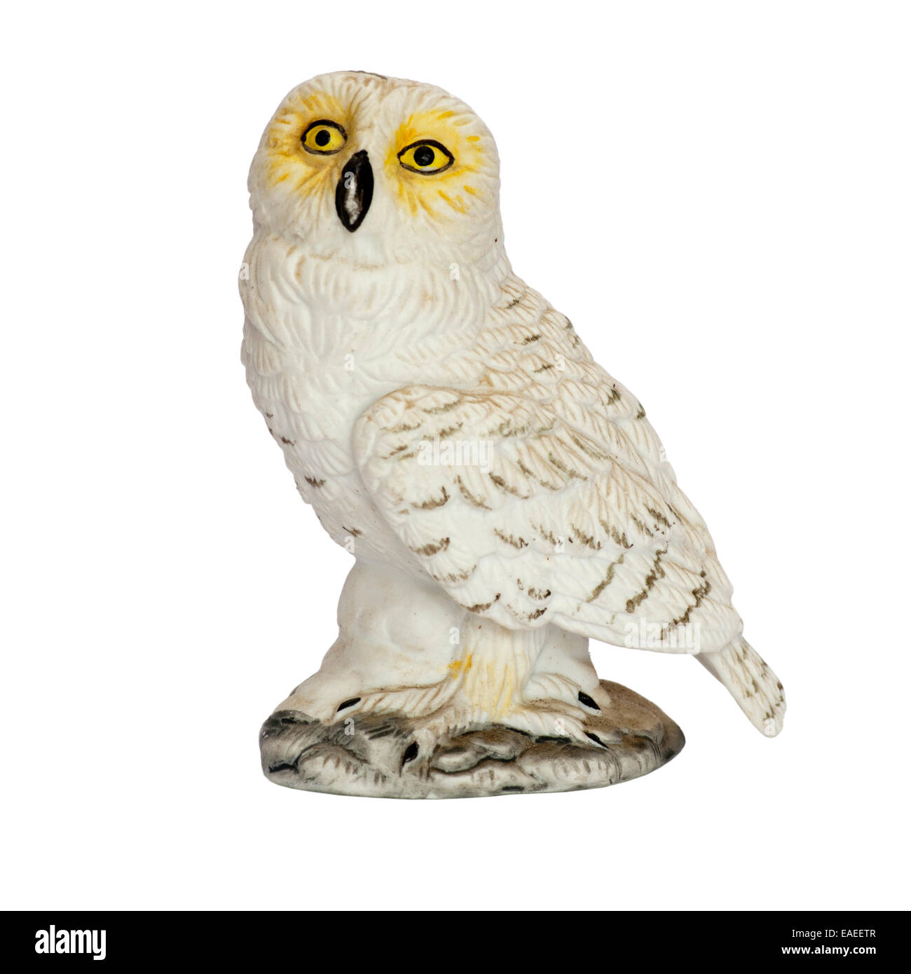 Snowy Owl Ornament Stock Photo
