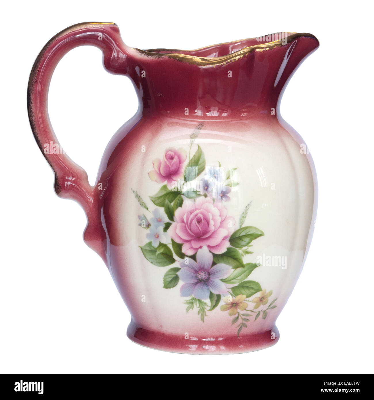 Ceramic Decorative Jug Pitcher Stock Photo Alamy