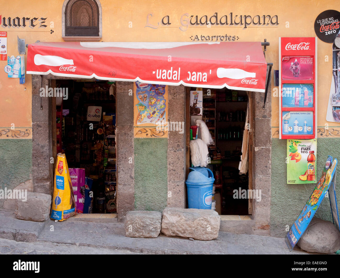 store front in small Mexican village Stock Photo