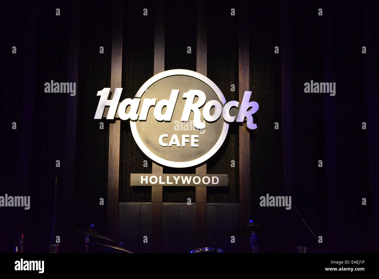 Hard Rock Cafe, Los Angeles Stock Photo