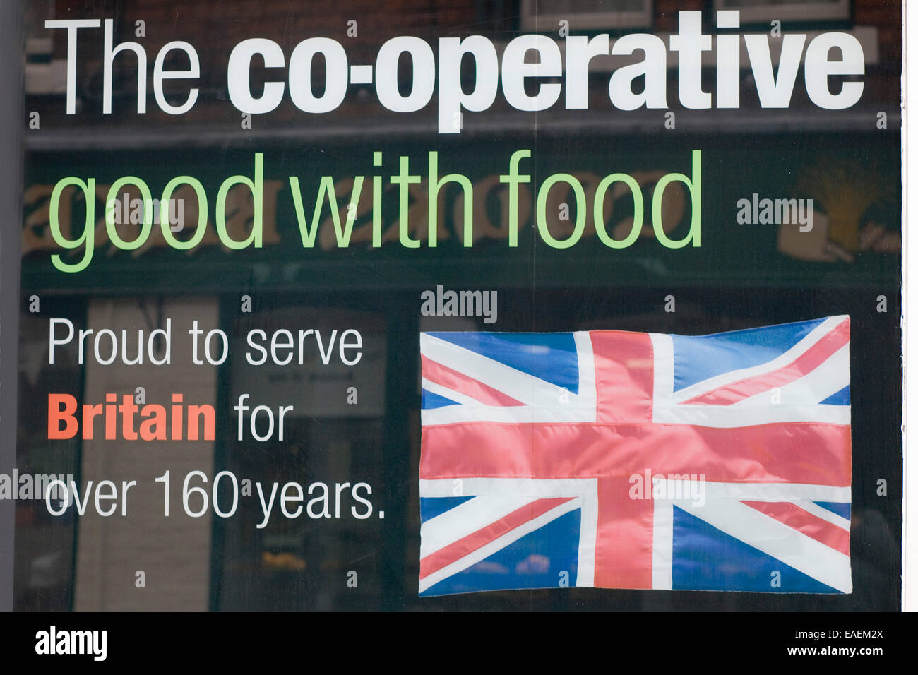 Local co-operative shop in Kings Sutton England Stock Photo
