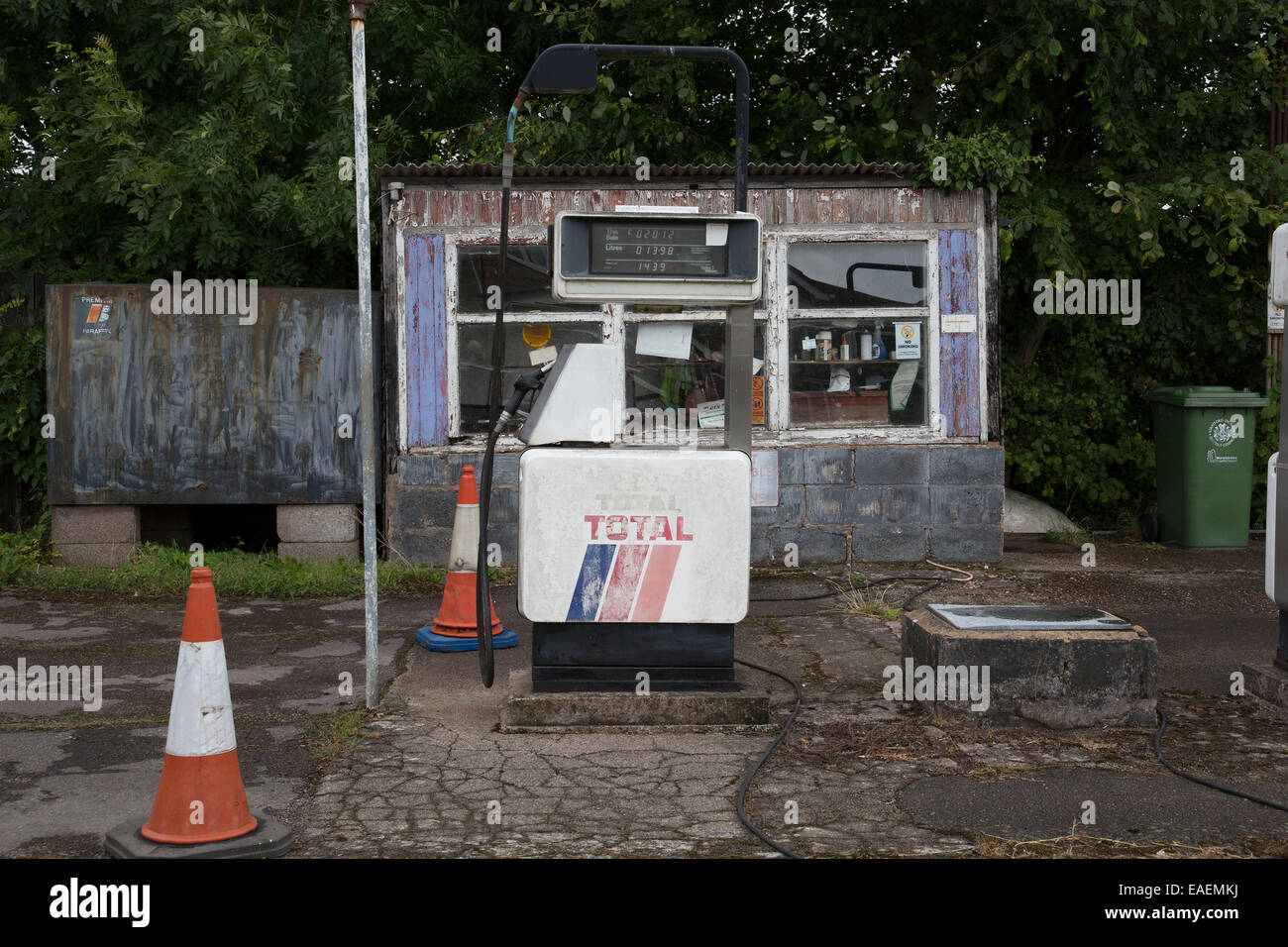 Old gas station britain hires stock photography and images Alamy