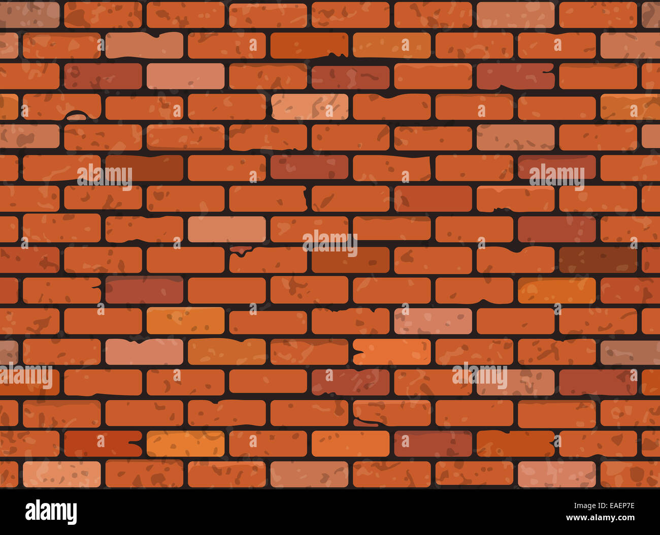 Seamless Grunge Brick Wall Texture. Illustration Stock Photo - Alamy