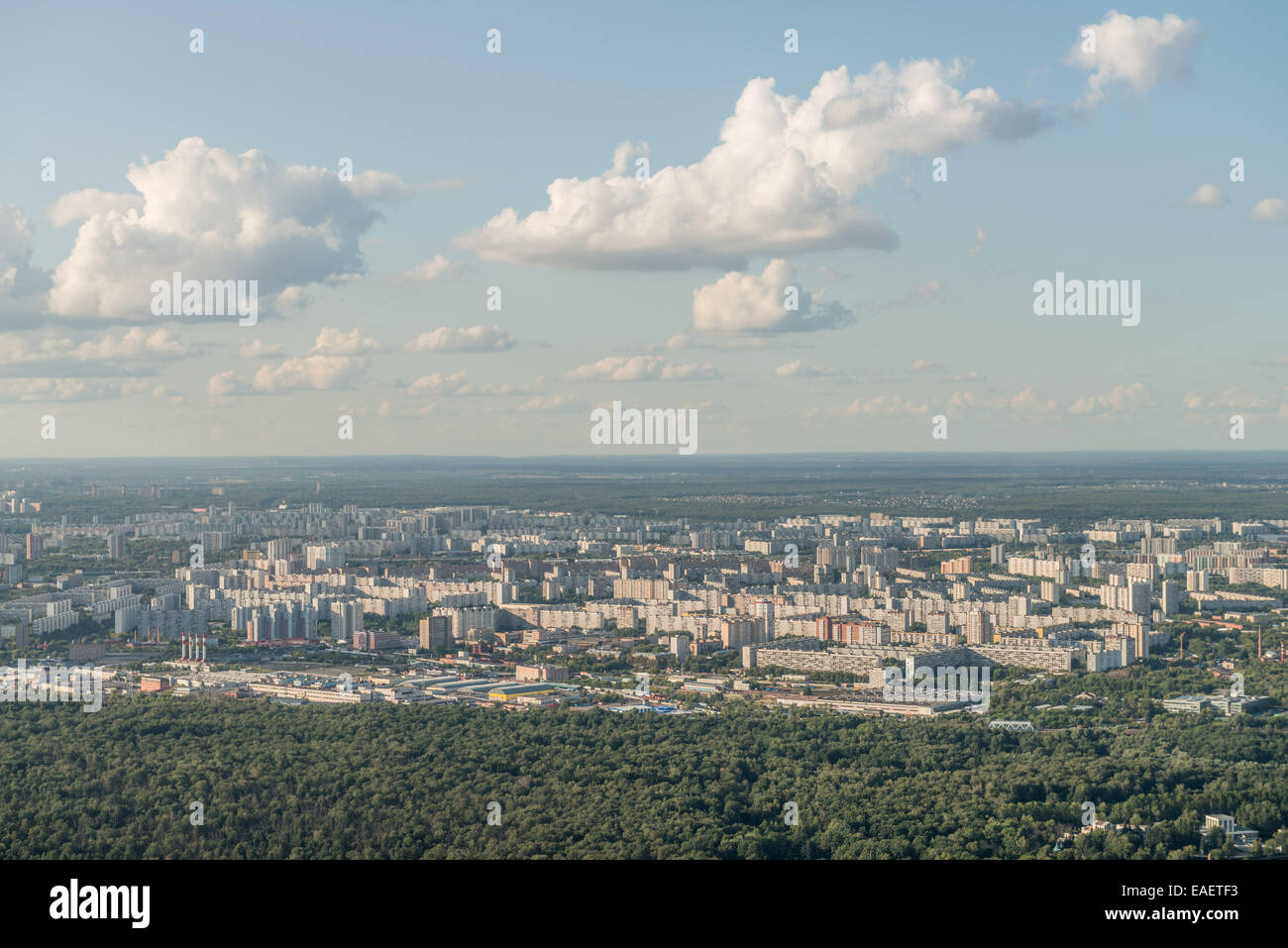Ostankino Tower is a television and radio tower in Moscow Stock Photo ...