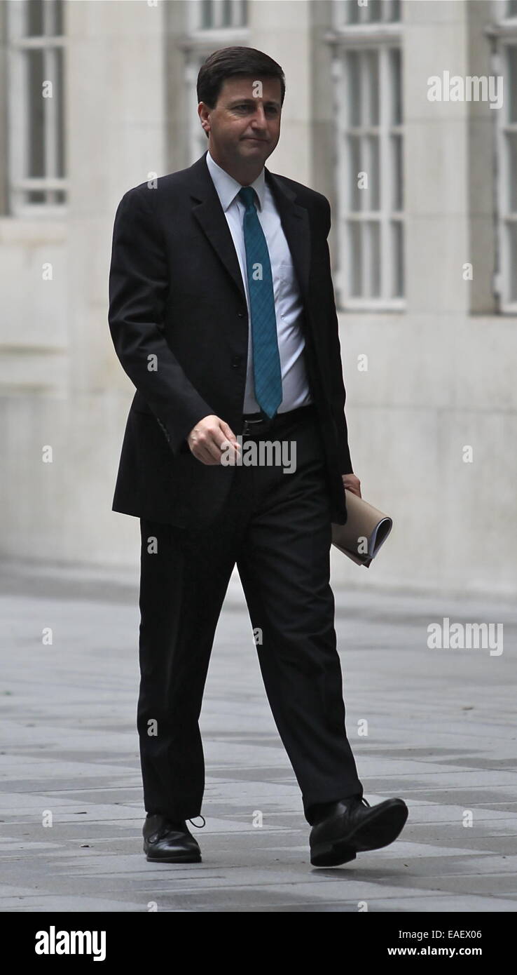 Shadow Foreign Secretary Douglas Alexander at BBC Broadcasting House