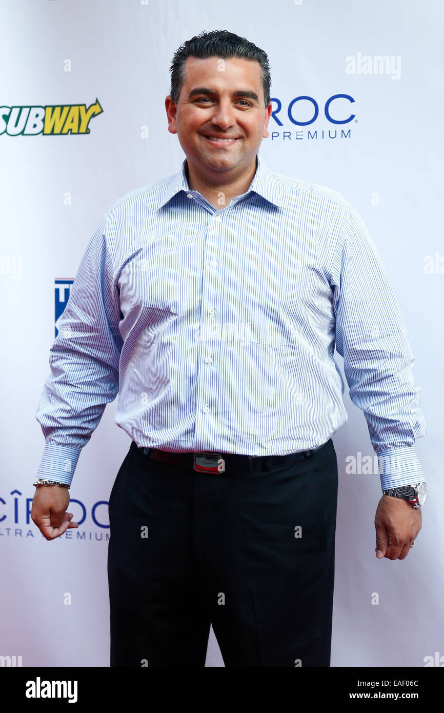 FILE PICS: In this May 30, 2013 file photo, Buddy Valastro attends the 5th annual Tuck's Celebrity Billiards Tournament at Slate NYC. The New York Police Department says 'Cake Boss' Buddy Valastro was arrested, Thursday, Nov. 13, 2014 on a charge of Driving While Intoxicated after being pulled over for driving erratically in Manhattan. Credit:  Debby Wong/Alamy Live News Stock Photo