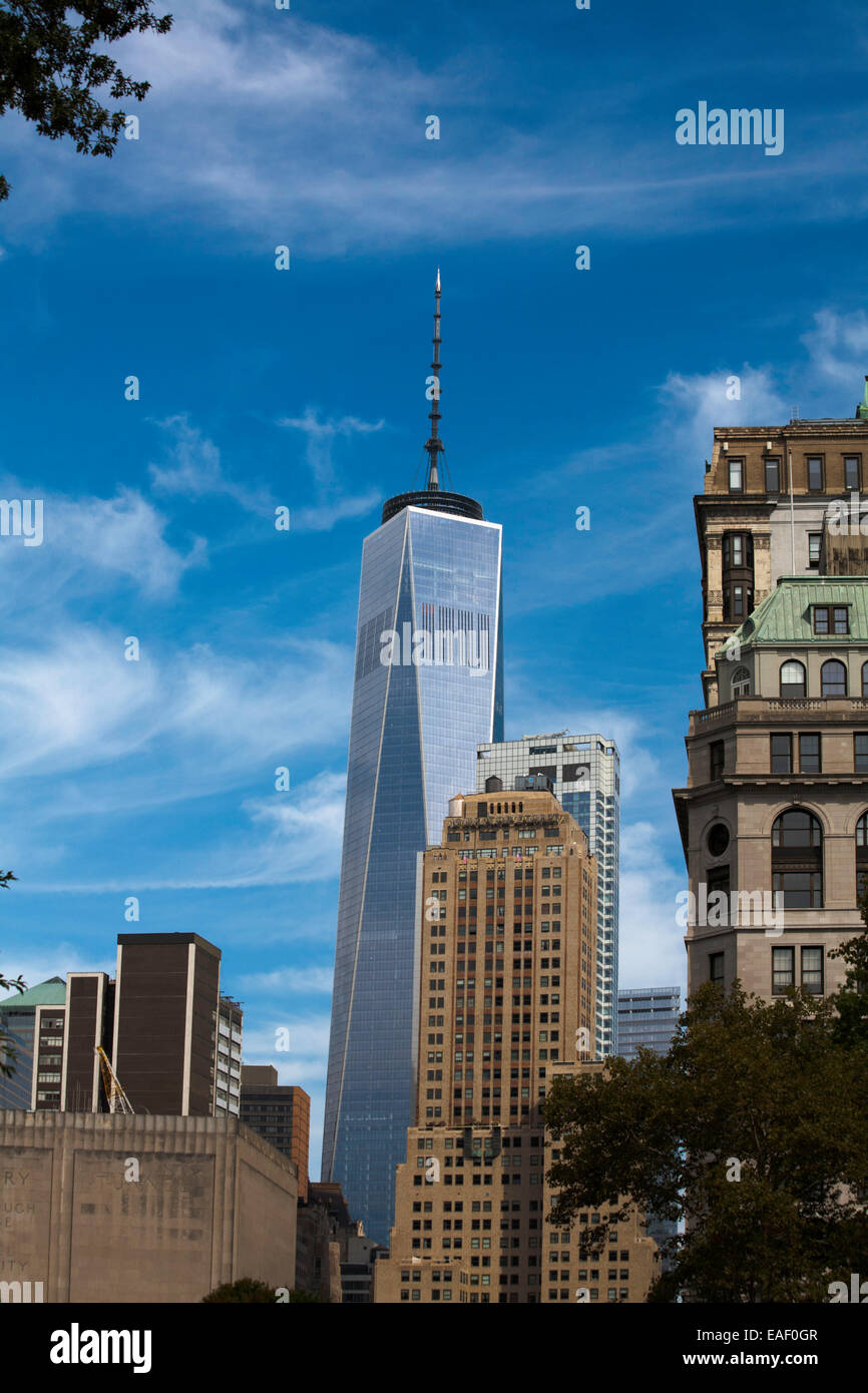 The One World Trade Center The Freedom Tower Lower Manhattan New York ...