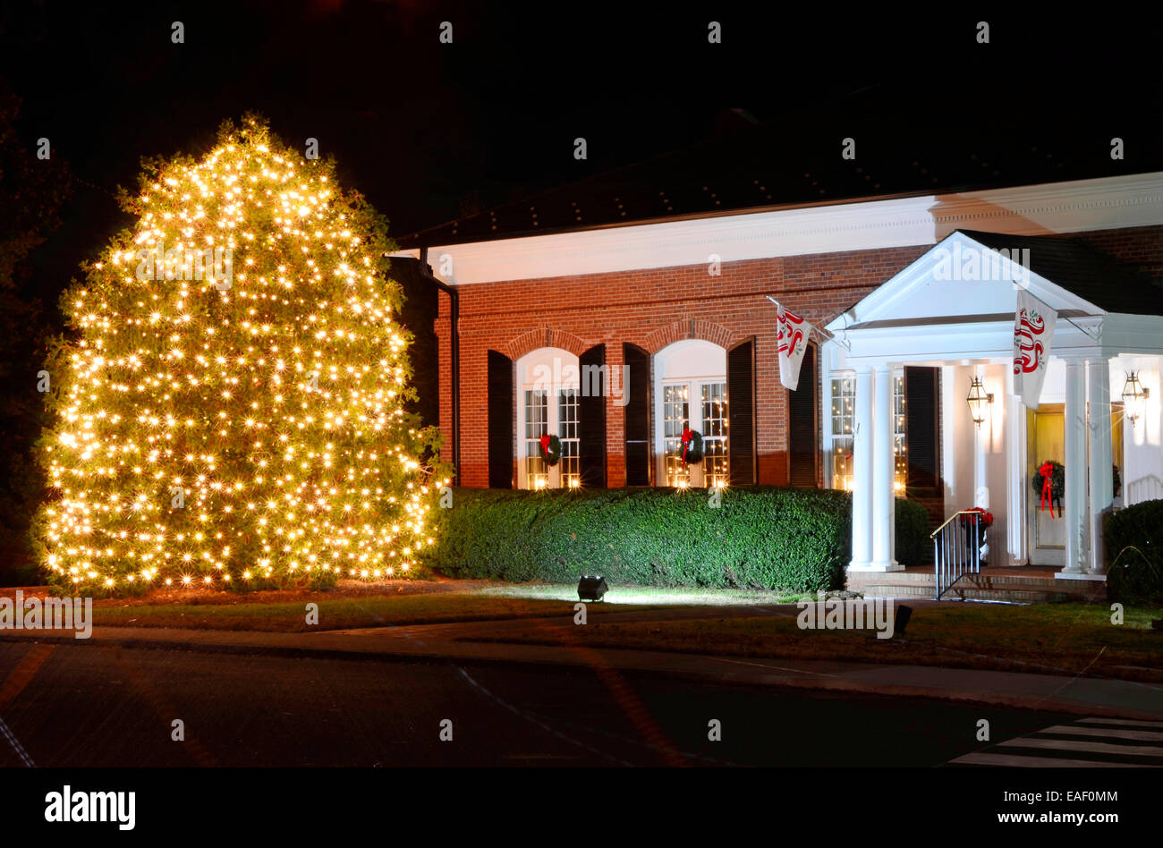 McAdenville, North Carolina, USA December 1, 2014 The quiet little
