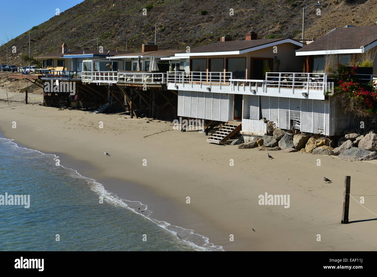 Malibu beach, Malibu, California. Stock Photo