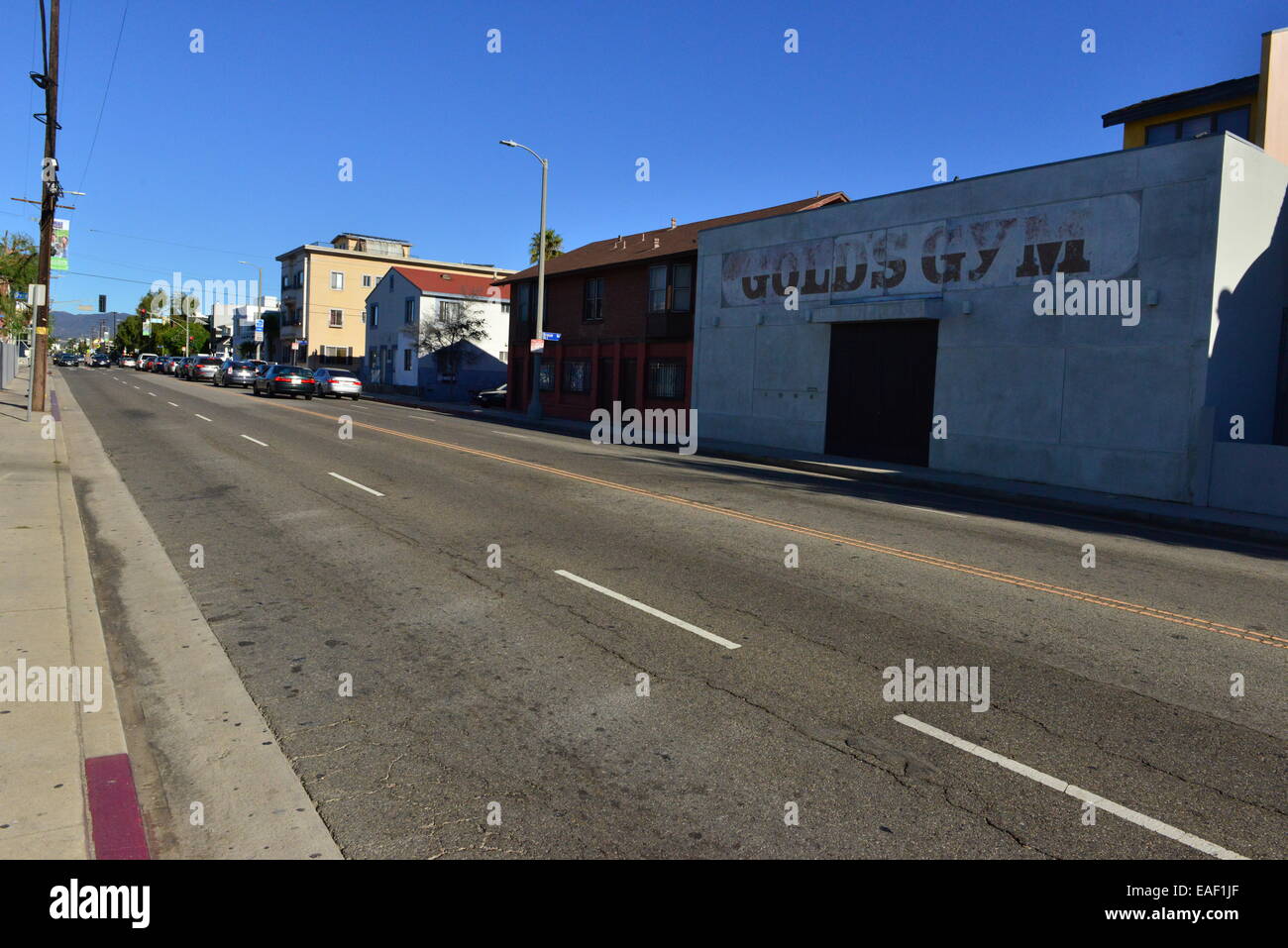 The Building That Used To House The Old Gold Golds Gym In Venice Beach California Stock Photo Alamy