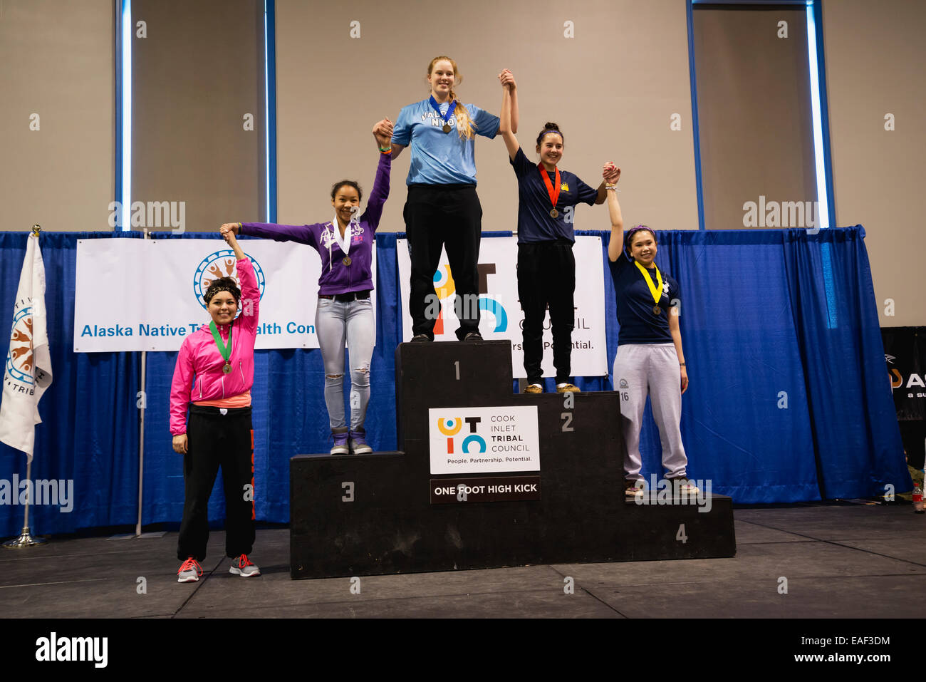 Winner,Sport,Teenagers,Native Youth Olympics Stock Photo - Alamy