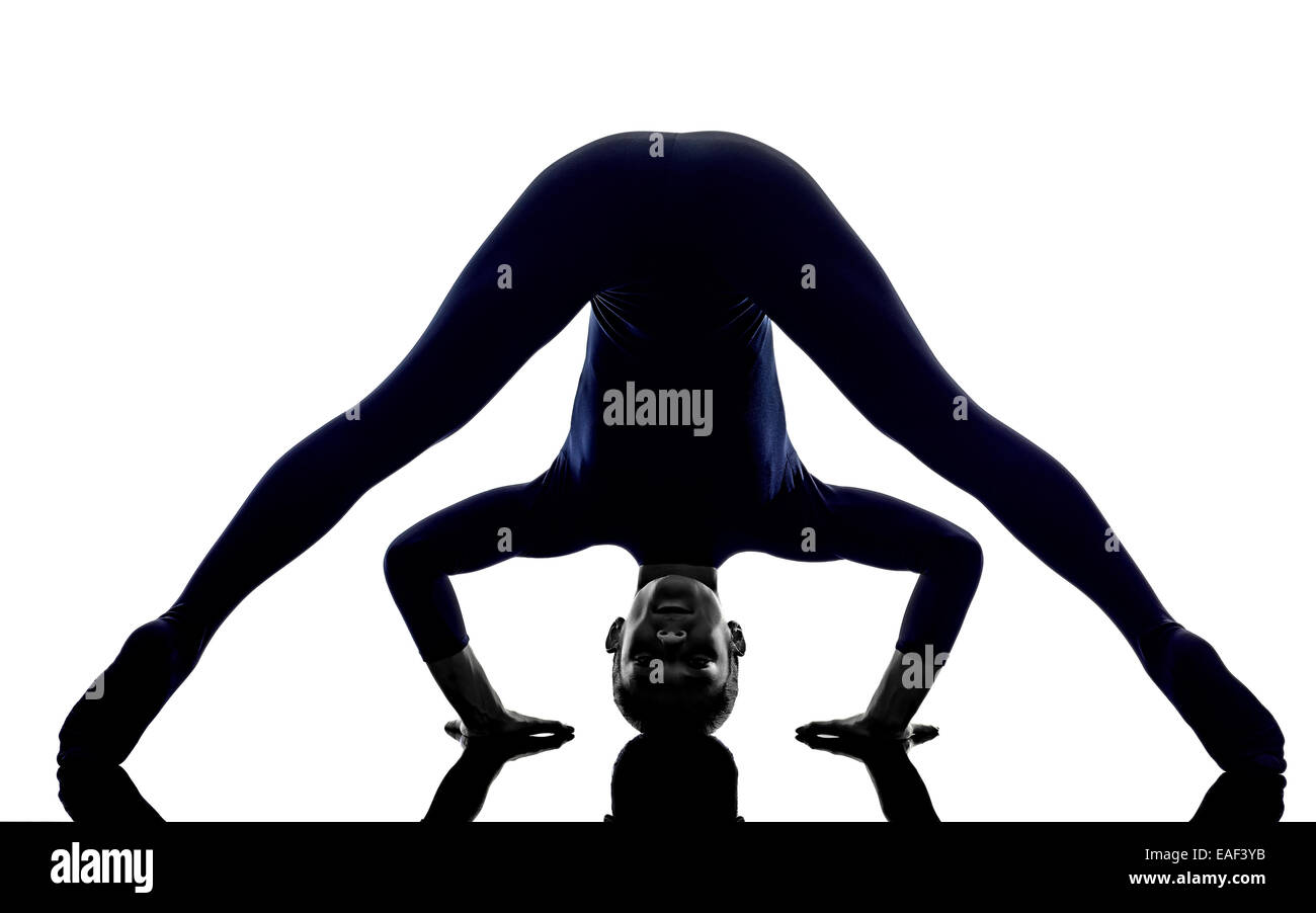 Wide legged Standing Forward Bend, Yoga - YouTube