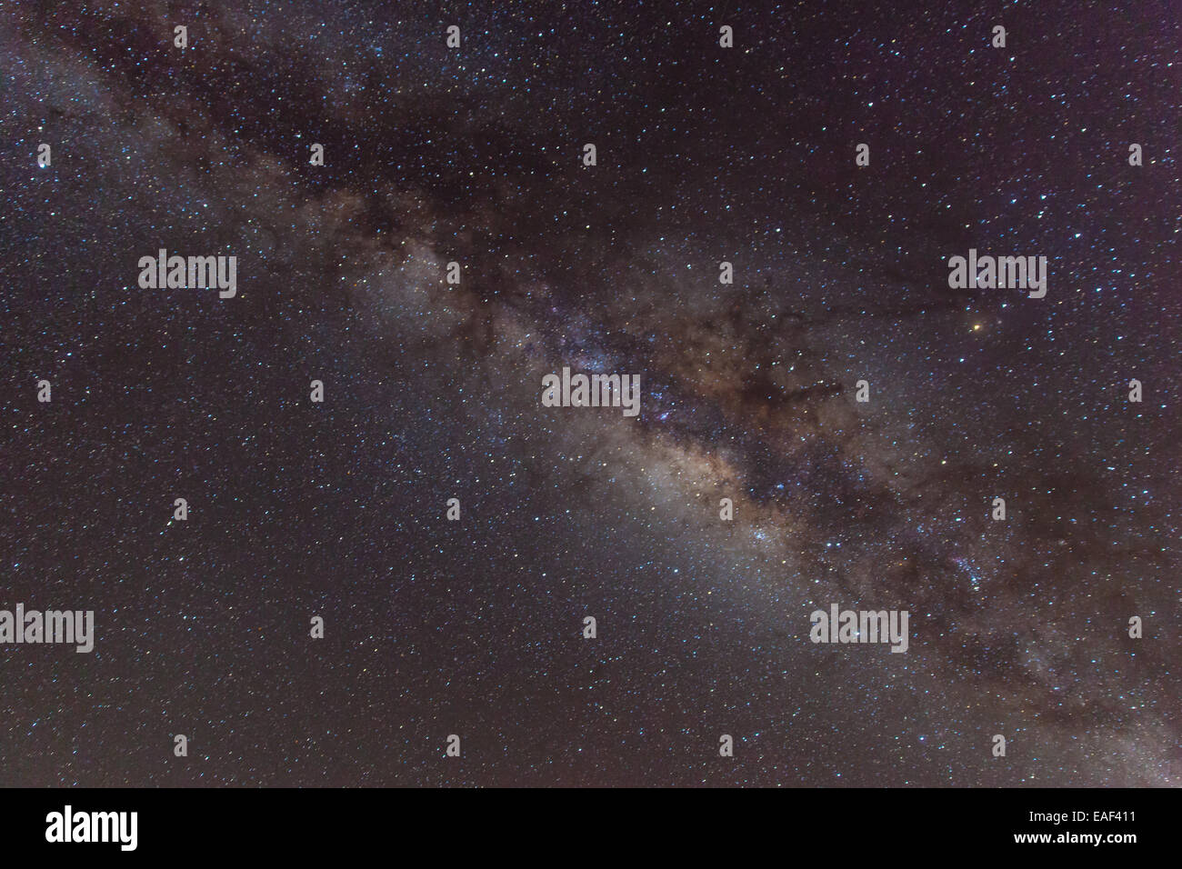 Milky way seen from Hawaii USA Stock Photo - Alamy